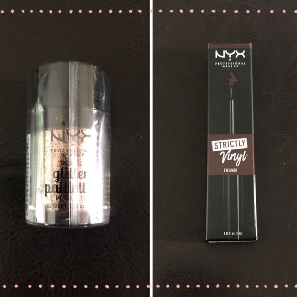 NYX eyeliner & gold glitter ✨ - Picture 1 of 7